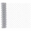 vidaXL Fence Post Silver 10 x 1.2 m (60 x 60 mm mesh) Steel