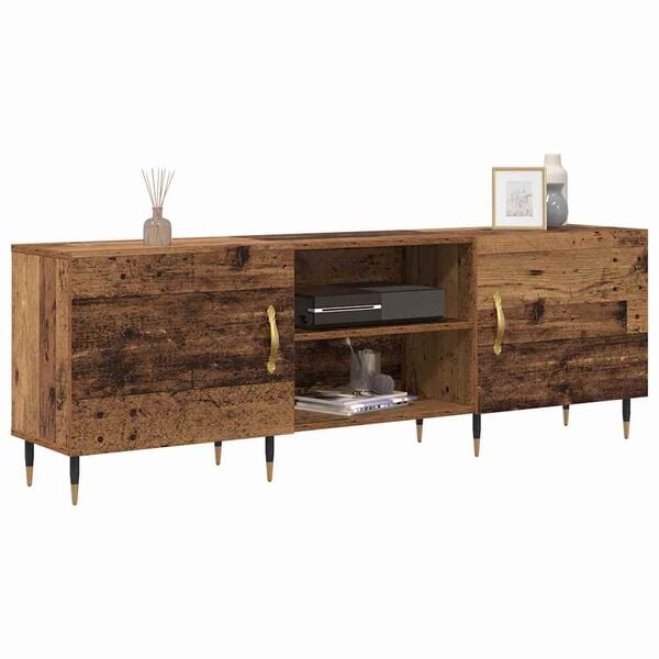 vidaXL TV Cabinet Old wood 150 x 30 x 50 cm Engineered wood