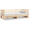 vidaXL Pull-out Day Bed without Mattress 2x(80x200) cm Solid Wood Pine