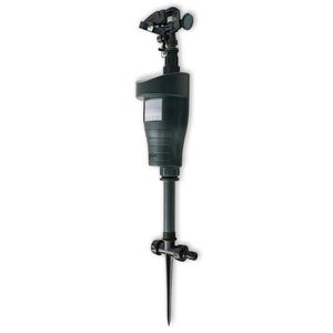 vidaXL Animal Repellent | Dark green and black | ABS | Adjustable | Portable