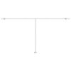 vidaXL Freestanding Manual Retractable Awning 600x350 cm Cream