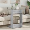 vidaXL Side Table Grey Sonoma 40 x 38 x 62.5 cm Engineered Wood