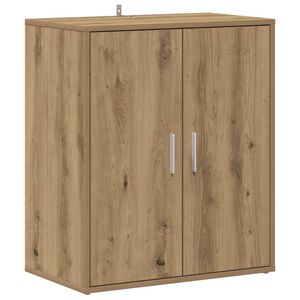 vidaXL Shoe Cabinet Artisan Oak 60x35x70 cm Engineered Wood