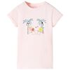 vidaXL Kids' T-shirt Soft Pink 92