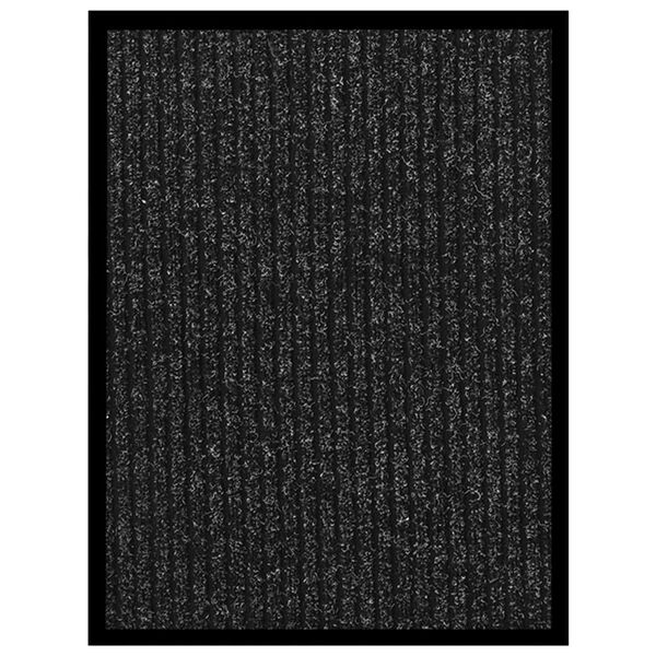 vidaXL Doormat Striped Anthracite 40x60 cm
