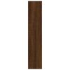 vidaXL Wall Shelf Brown Oak 90x16x78 cm Engineered Wood