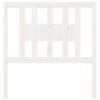 vidaXL Headboard White 96x4x100 cm Solid Wood Pine