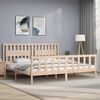 vidaXL Bed Frame without Mattress 200x200 cm Solid Wood Pine