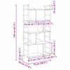 vidaXL Bookshelf Sonoma Oak 75 x 30 x 156 cm Engineered Wood