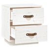 vidaXL Bedside Cabinets 2 pcs White 40x34x45 cm Solid Wood Pine