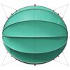 vidaXL Pool Dome Folding Manual Green 546 x 516 x 250 cm