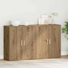 vidaXL Sideboard 2 pcs Artisan Oak 60 x 31 x 70 cm Engineered Wood