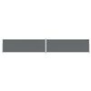vidaXL Retractable Side Awning Anthracite 200x1200 cm