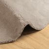 vidaXL Rug HUARTE Short Pile Soft and Washable Sand &Oslash; 120 cm