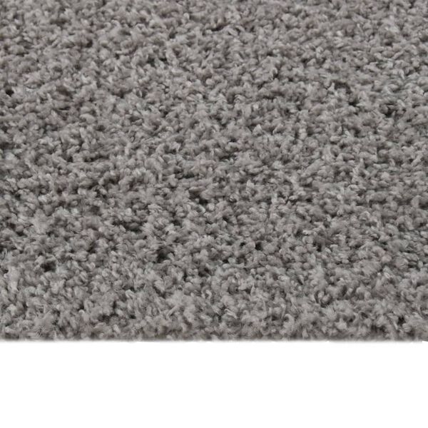 vidaXL Shaggy Rug High Pile Grey 200x290 cm