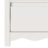 vidaXL TV Cabinet Drammen White 99 x 43 x 55 cm Solid Pine wood