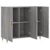 vidaXL Sideboard Grey Sonoma 90x34x80 cm Engineered Wood