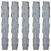 vidaXL Trellis Fences 5 pcs Solid Firwood 180x90 cm Grey