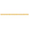 vidaXL Replacement Fabric for Awning Valance Yellow and White Stripe 4 m