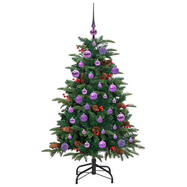 vidaXL Artificial Christmas Tree with 150 LEDs with Stand Green 120 cm