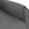 vidaXL Massage Recliner Chair Grey Faux Leather