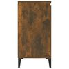 vidaXL Sideboard Smoked Oak 102x35x70 cm Engineered Wood