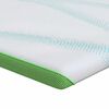 vidaXL Mattress Pads White and Green 70 x 200 cm