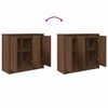 vidaXL Sideboard Brown Oak 85x34x76 cm Engineered Wood