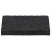 vidaXL Rubber Granulate Patio Pad Black 6 x 9 x 1 cm Rubber