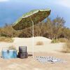 vidaXL Beach Parasol Camouflage 161 x 193 cm Polyester