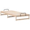 vidaXL Bed Frame Brown 100 x 220 cm Solid Pine Wood
