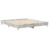 vidaXL Bed Frame without Mattress Concrete Grey 180x200cm Engineered Wood