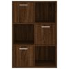 vidaXL Storage Cabinet Brown Oak 60x29.5x90 cm