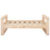 vidaXL Dog Bed 75.5x55.5x28 cm Solid Pine Wood