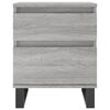 vidaXL Bedside Cabinet Grey Sonoma 40x35x50 cm Engineered Wood