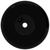 Ceramic Bathroom Sink Basin Black Round