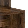 vidaXL Desk 2 pcs Smoked Oak