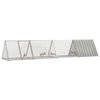 vidaXL Rabbit Cage Grey 403.5x80.5x71 cm Galvanised Steel