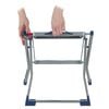 Escalo Foldable Step Stool 150 kg Metal Grey and Blue