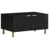 vidaXL Coffee Table Black 80x50x40 cm Engineered Wood