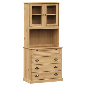 vidaXL Highboard VIGO 80x40x176 cm Solid Wood Pine