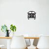 Homemania Wall Decoration Mini Van 32x36 cm Steel Black