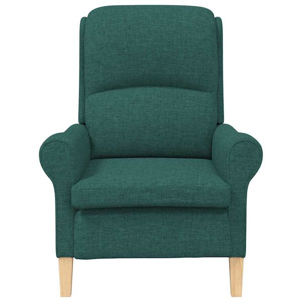 vidaXL Armchair Dark green 76 x 94 x 102 cm Fabric