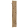 vidaXL Wall-Mounted Coat Rack Artisan oak 20 x 1.5 x 100 cm