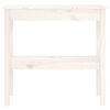 vidaXL Console Table White 80x40x75 cm Solid Wood Pine