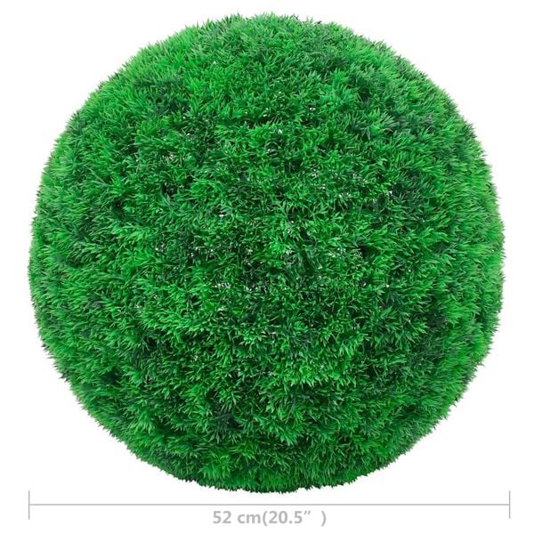 vidaXL Artificial Boxwood Balls 2 pcs 52 cm