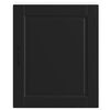 vidaXL Kitchen Wall Cabinets 2 pcs&nbsp;Porto Black Engineered Wood