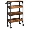 vidaXL Kitchen Trolley Old Wood 53 x 20 x 76 cm Engineered Wood