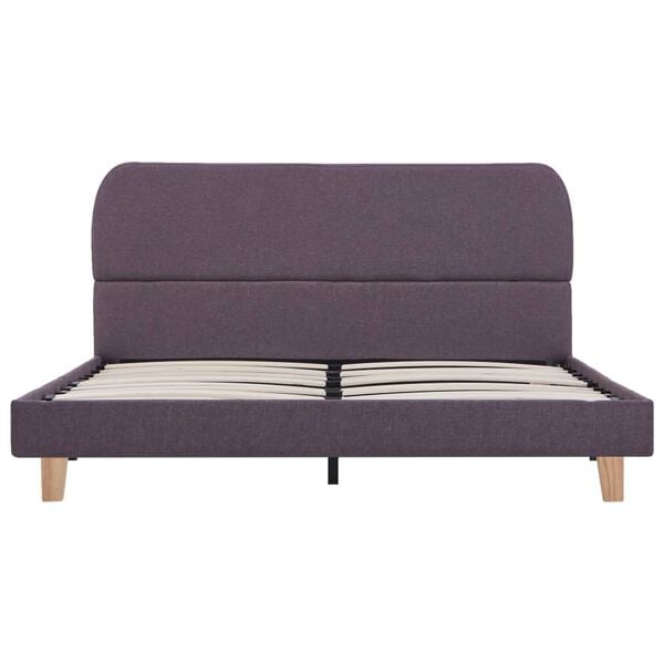 vidaXL Bed Frame without Mattress Taupe Fabric 135x190 cm Double