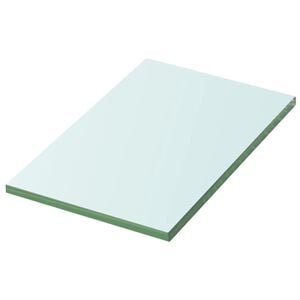 vidaXL Shelf Panel Glass Clear 20x12 cm